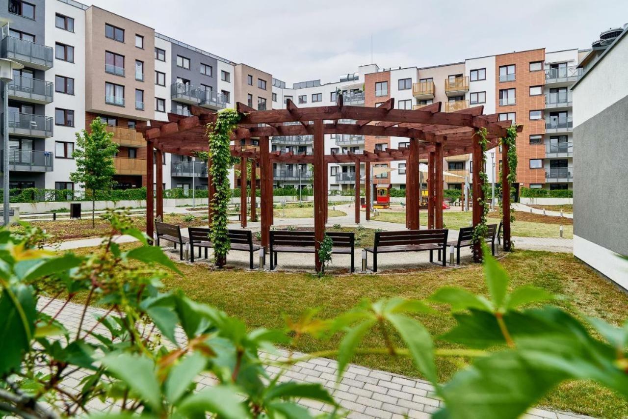 Green Terrace Centrum Apartment Wrocław Exteriör bild