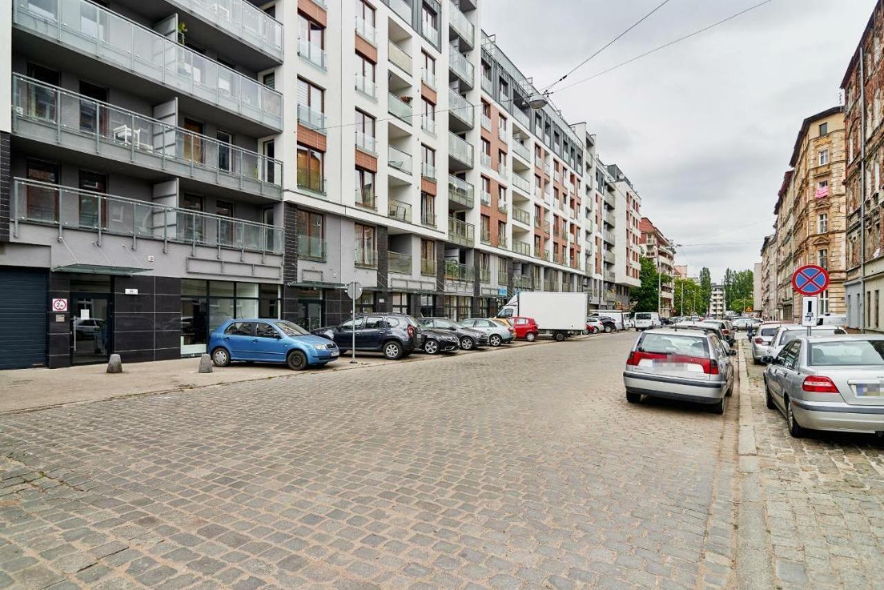 Green Terrace Centrum Apartment Wrocław Exteriör bild